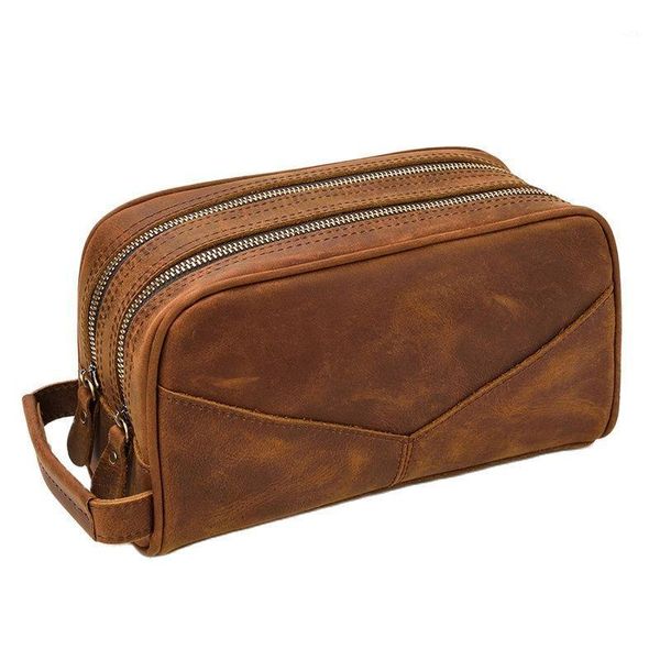 

fashion men's genuine leather clutch wallet soft natural cow skin mans bag hand organizer wallets day cluth bags1, Red;black
