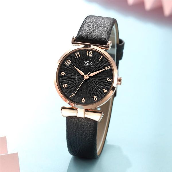 

luxury fashion women watches leather strap 2021 dress ladies watch quarts wrist business for wristwatches, Slivery;brown