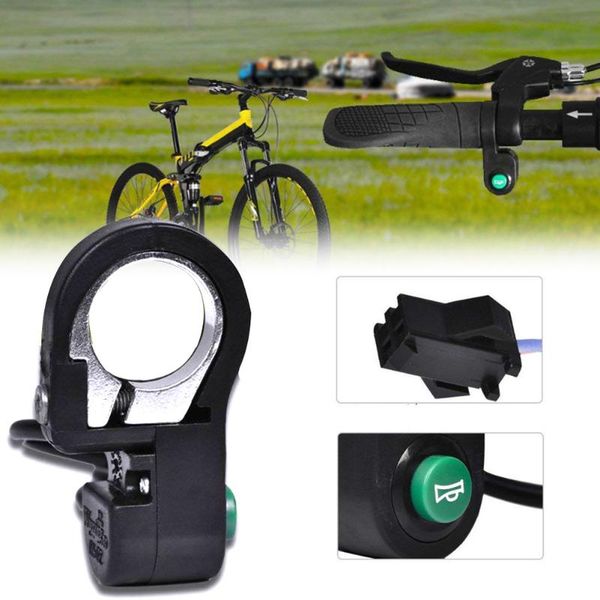

bike horns 22.5mm electric bicycle horn switch button motorcycle scooter plastic signal cycling accessories