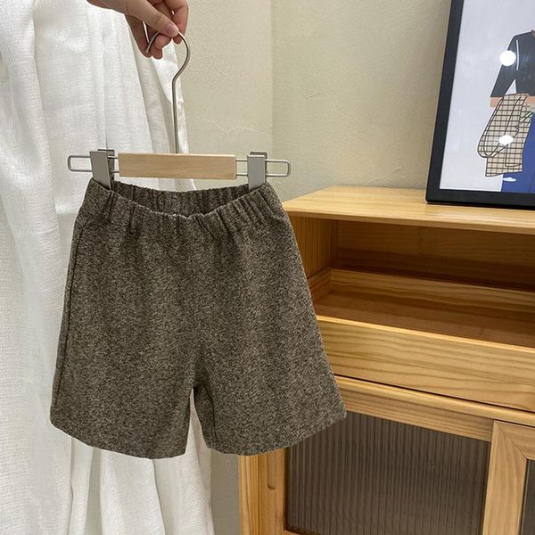 

trousers girls' 2021 style casual wear pants with fashion two-piece five point trouser 3-93, Blue