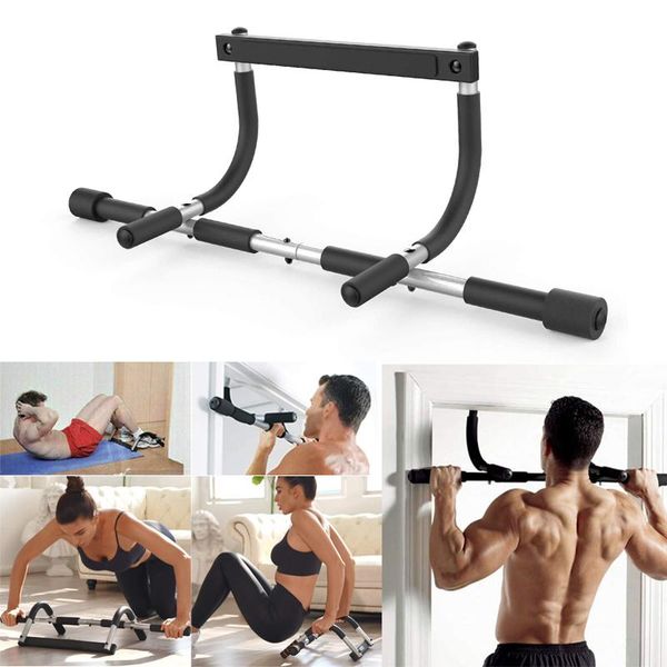 

horizontal bars multi-gym doorway pull up bar fitness portable chin push sit multi-grip body strength tool