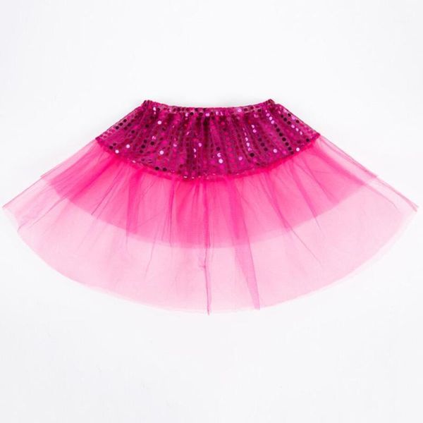 

skirts little girl sequin tutu performance props for kids 2t-7t, Blue