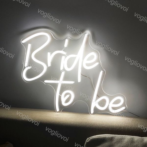 

led neon sign custom bride tobe model logo with transparent backplane ac100-240v smd2835 uk eu us au plug for signature bar shop wedding dec