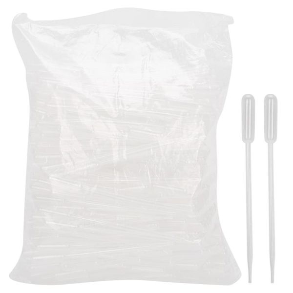 

storage bottles & jars empty cosmetic containers 500pcs disposable plastic transfer pipettes graduated eye dropper makeup packaging tool ato