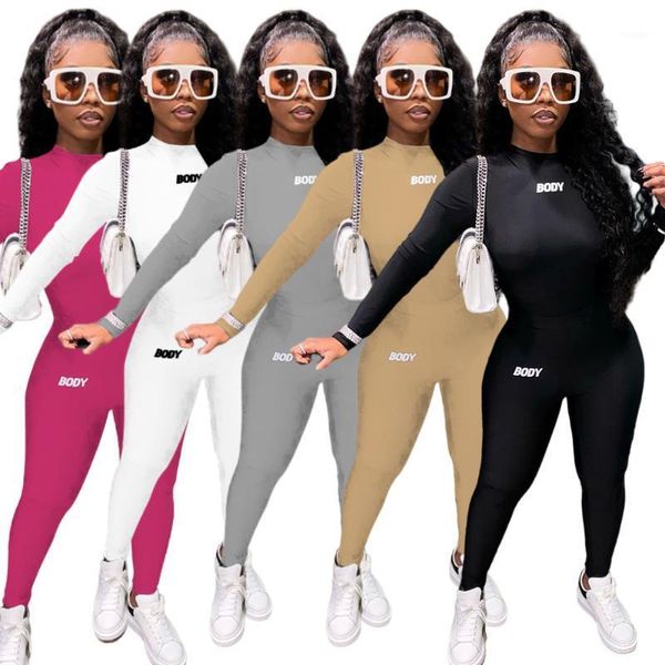 

women's two piece pants casual letter print set for women o neck long sleeve pencil jogging tracksuit sportswear fashion fitness, White