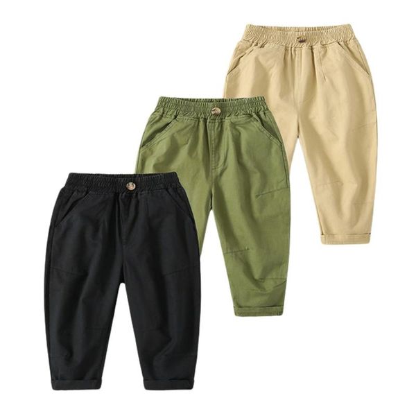 

trousers boys' workwear casual pants fashion loose long, Blue