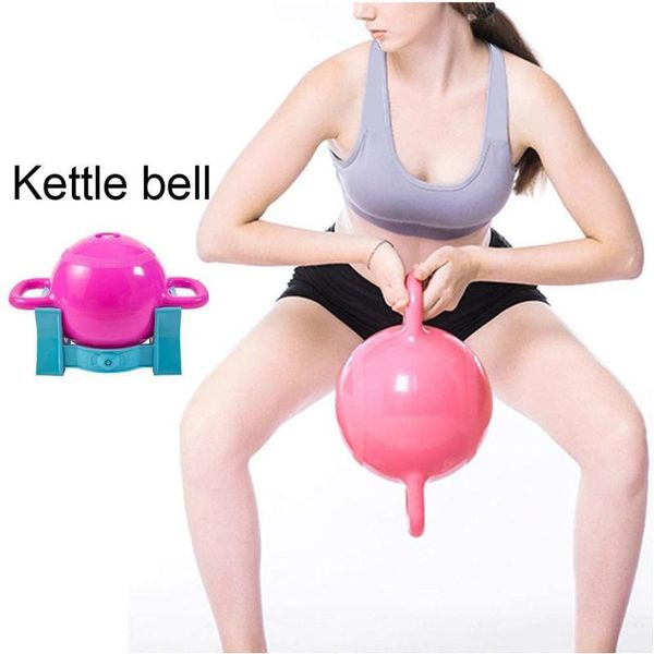 

fitness balls 4-12lb water pilates kettle dumbbells adjust strength train kettlebell anti slip double handles gym exercise yoga ball