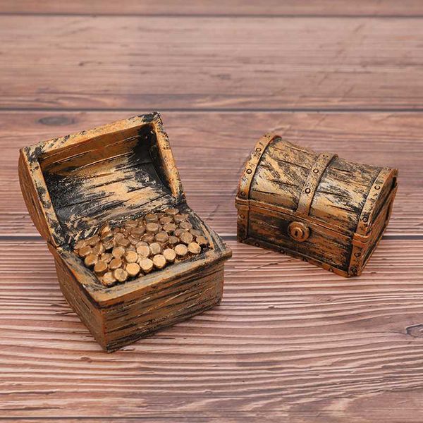 

aquarium decoration treasure box mini landscape ornament decorations