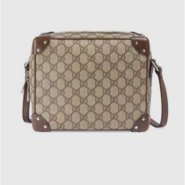 

626363 leather detail shoulder bag men messenger crossbody bags shoulder bags business bags pouches 7gqx, Red;black
