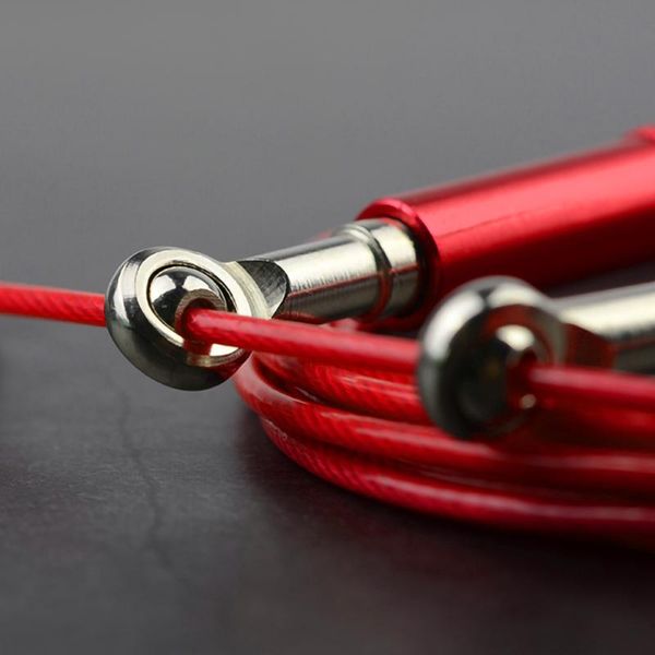 

jump ropes adjustable high speed steel rope double bearing gym children exercise