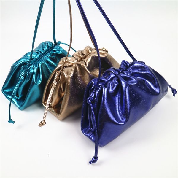 

designers day clutch luxury party wallet bag female large folding clouds handbags shoulder bags pillow cases genuine leather pouch handbags