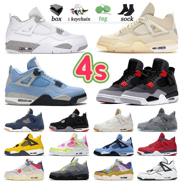

jumpman 4 4s basketball shoes infrared fiba diy union denim fashion sports university blue sail shimmer cactus jack jogging what the men wom