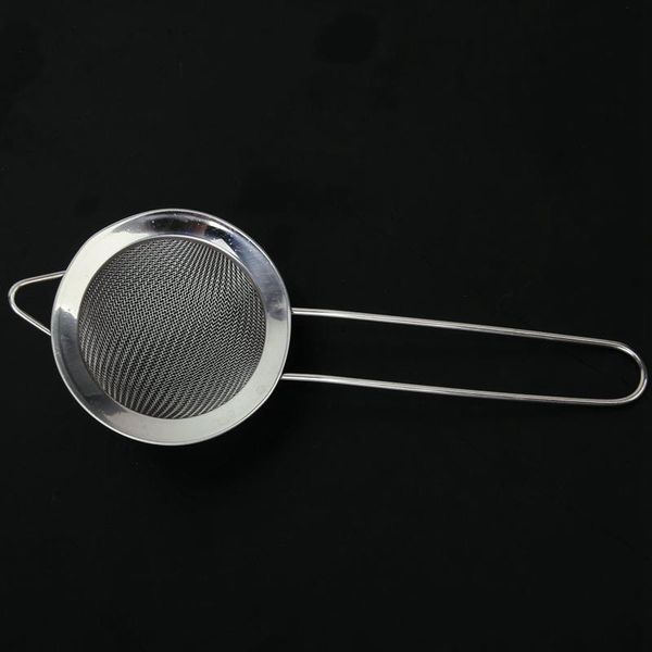 

colanders & strainers stainless steel double layer mesh flour sifter with handle