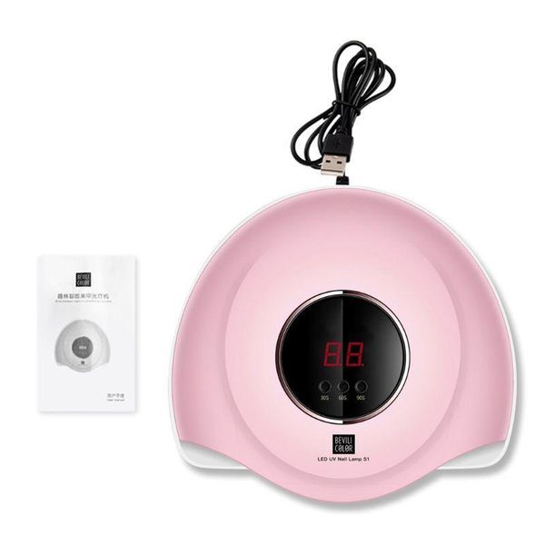 

48w professional uv led nail polish dryer lamp gel curing light manicure tool bx0f