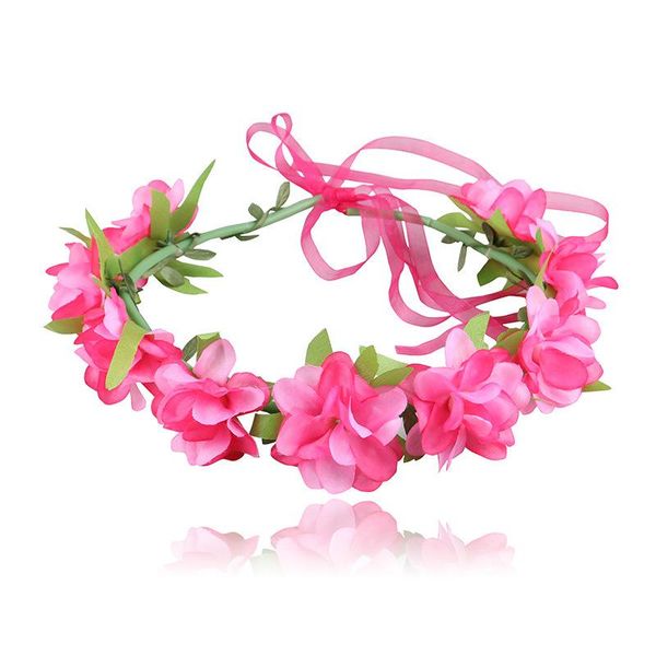 

decorative flowers & wreaths bridal fashion party headdress seaside holiday hair accessories children's dance costume artificial wreath