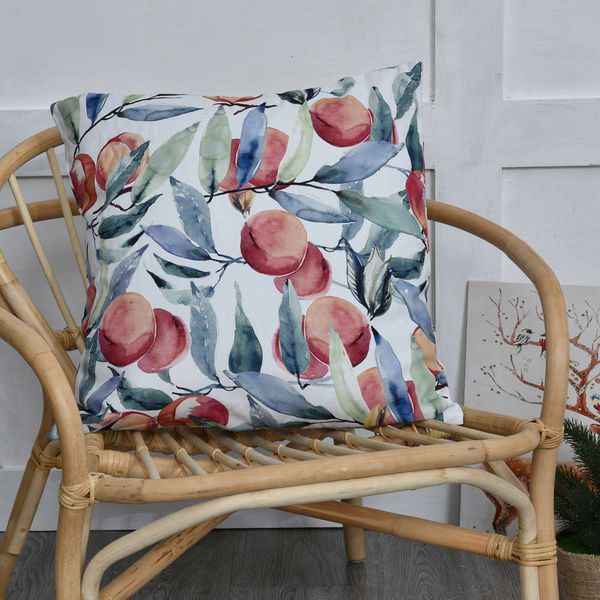 

cases finished cushion shell boutique cotton fruit printing sofa pillow case