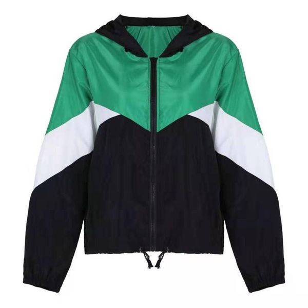 

women's hoodies & sweatshirts 2021 oversize women hooded cotton color contrast thin loose hoodie lady patchwork jumpers, Black