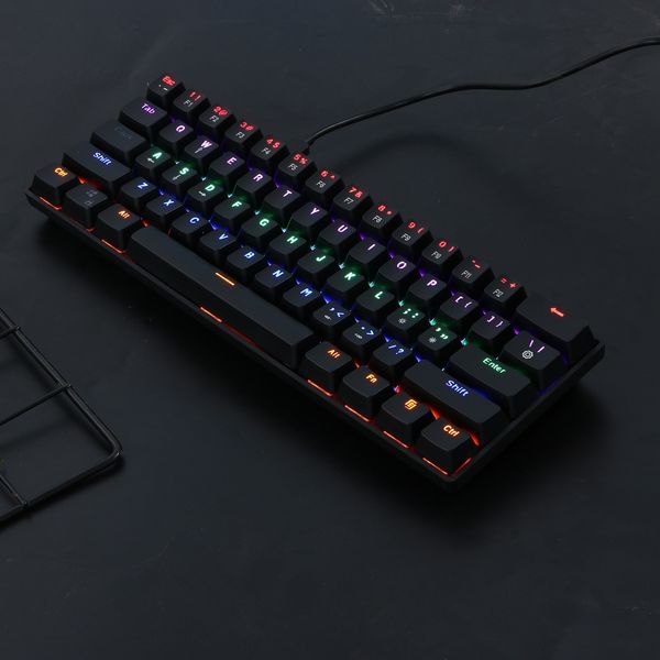 Gaming Mechanische Computer Gamer LED Hintergrundbeleuchtete Tastatur Ergonomische Kabelgebundene Tastaturen PC Laptop Spiele Auf Lager