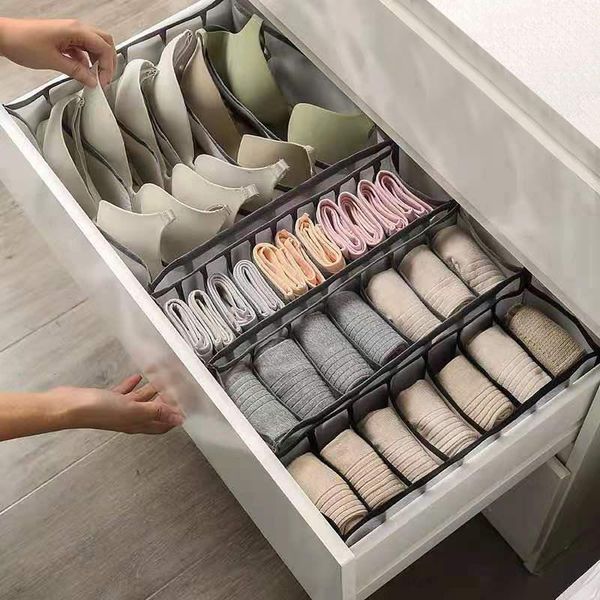 

storage drawers 3pcs/set underwear bra socks organizer box drawer closet organizers divider boxes underpants home 11 grids