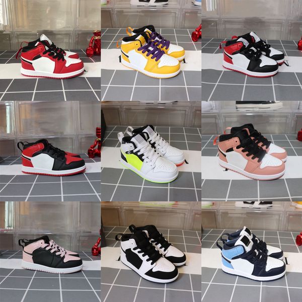 

wholesale children's fashion sneakers 1s store kids basketball shoes low price sales size 26-35hx7i