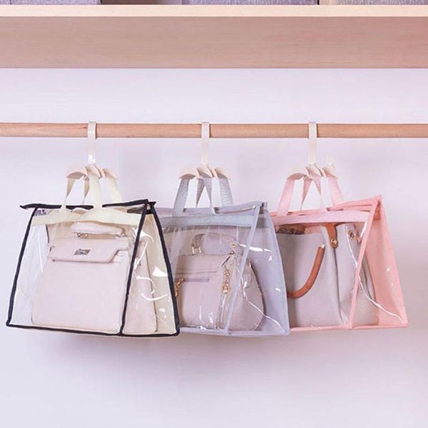 

storage bags dust cover bag for handbag wardrobe finishing hanging toiletry pouch closet