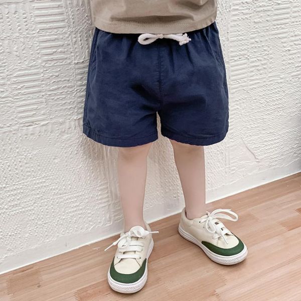 

shorts baby infant kids summer short casual solid boys cotton pant toddler children 90-130cm, Black