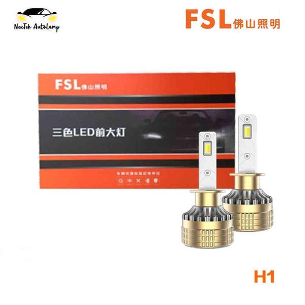 

tricolor led headlight h1 3000k 4300k 6000k high beam low light far and integrated [smart three colors] car headlights