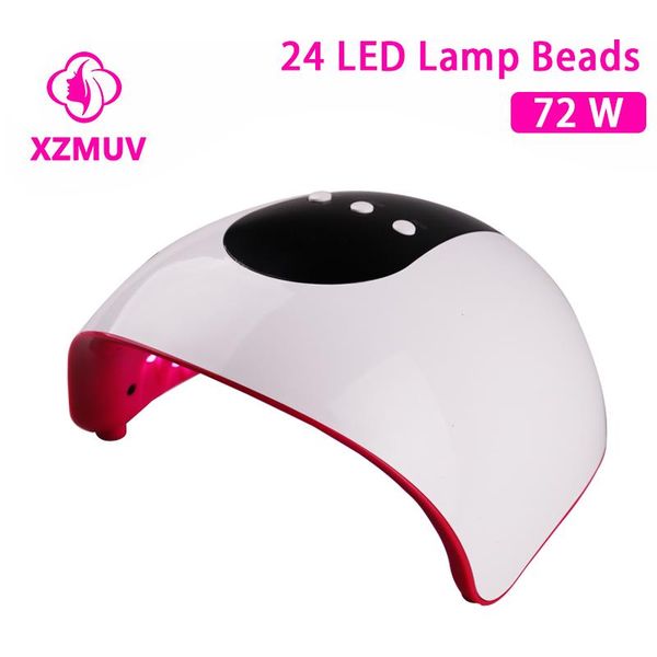

nail art lamp 72w uv led tool drying glue for curing polish after with smart sensor dryers