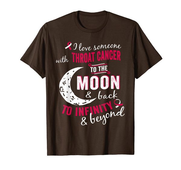 

throat cancer awareness shirt for women/men, White;black