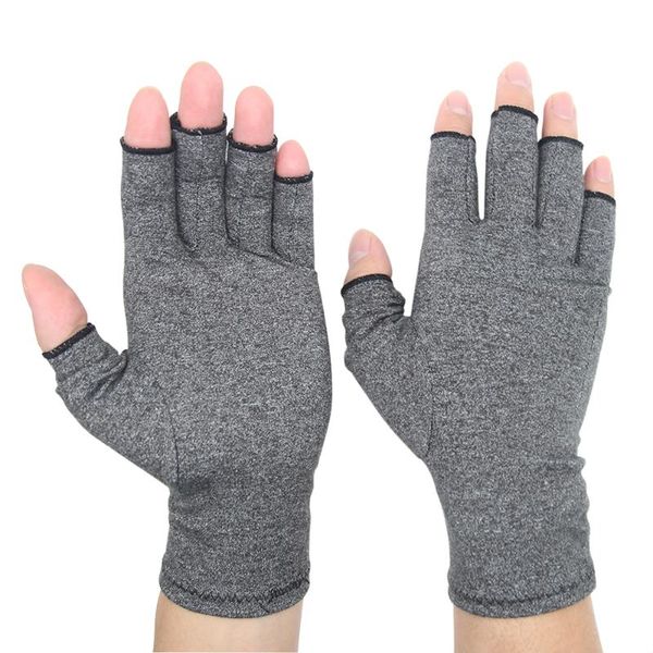 

link compression arthritis gloves wrist support, Black;red