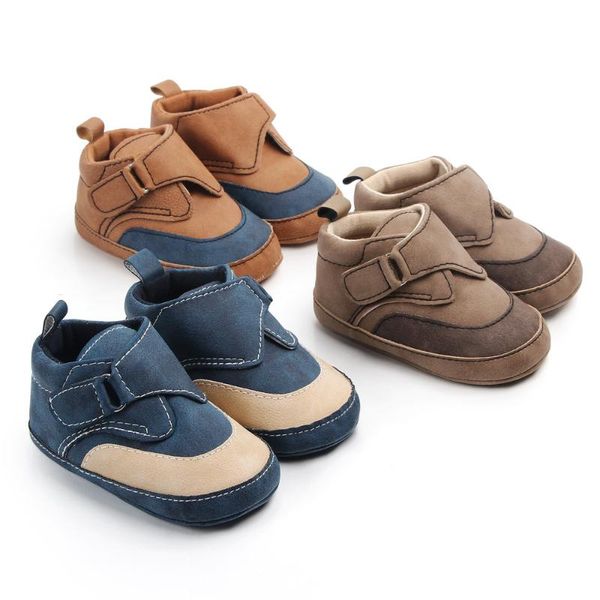 

vintage baby boy shoes leather toddler infant loafers autumn born casual cotton soft sole moccasins first walkers