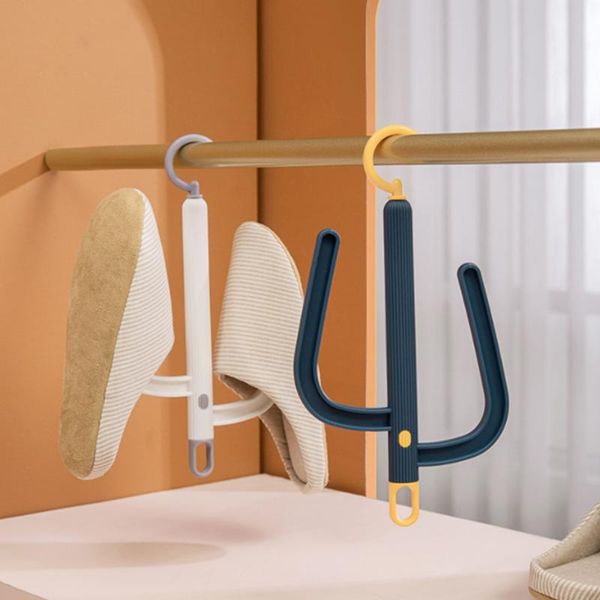 

hooks & rails multifunctional rotatable hook and portable shoe rack simple universal drying clothes towel