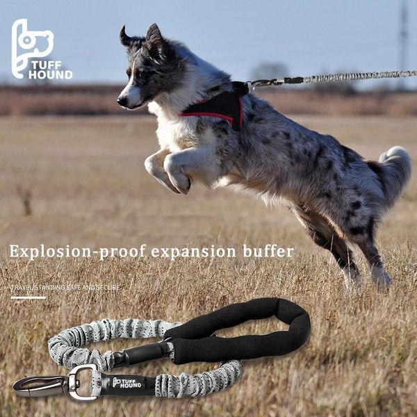 

dog collars & leashes adjustable leash for large medium small explosion proof and durable teddy golden retriever pet supplies