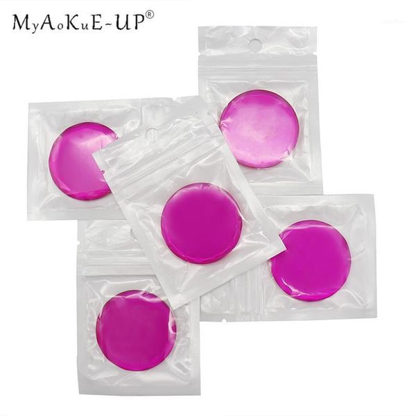 

5pcs/lot glue holder pallet eyelash jade stone pads crystal for extension eyelashes makeup tools1
