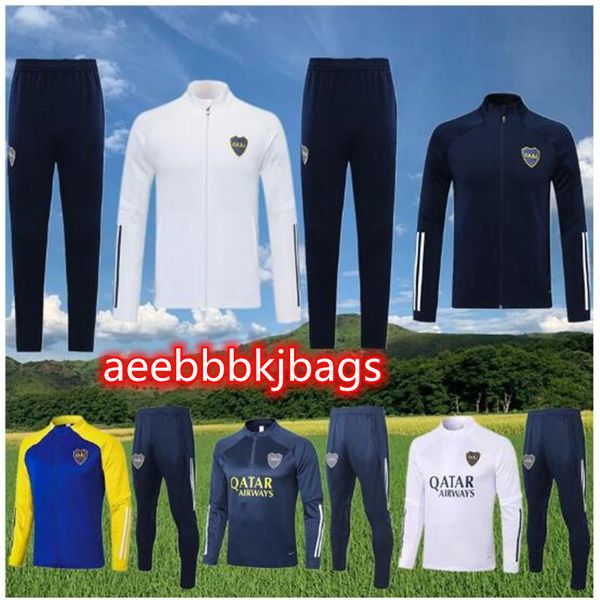 

boca juniors jackets tracksuit 21 tevez soccer jogging de rossi training suit maradona football survetement, Black
