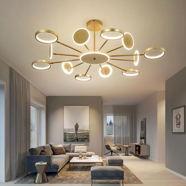 

chandeliers living room lamp chandelier 2021 nordic deformable simple modern creative restaurant bedroom lamps