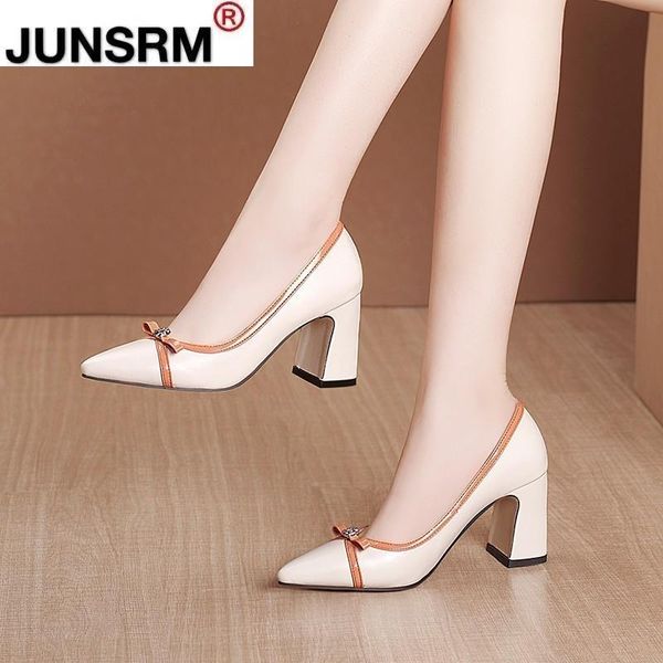 

2021 new spring bow high heel fashion pointed women heel shoes party dress women's pumps zapatos de mujer shoes woman, Black