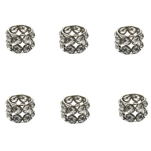 

napkin ring button crystal wedding banquet western dinner decoration rings