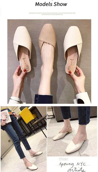 

summer thick heel baotou slippers 1pcs, Black
