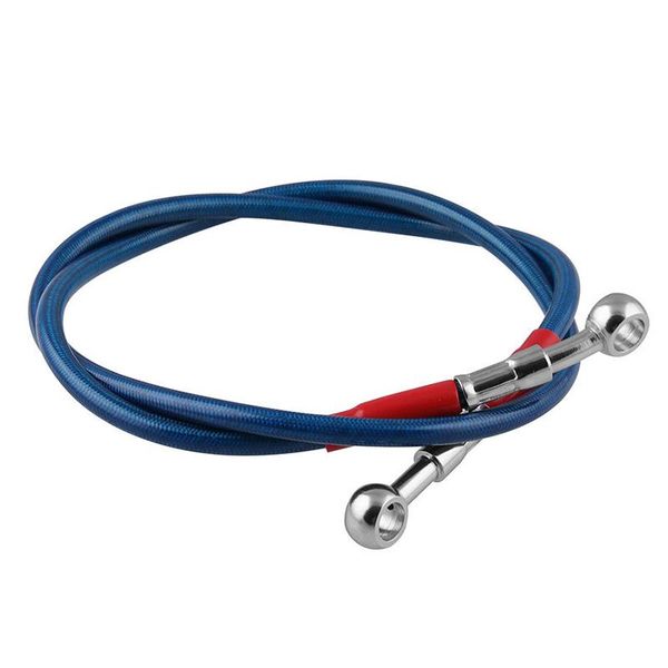 

91cm universal motorcycle brake oil hose fuel tube line fitting stainless steel braided td326 brakes