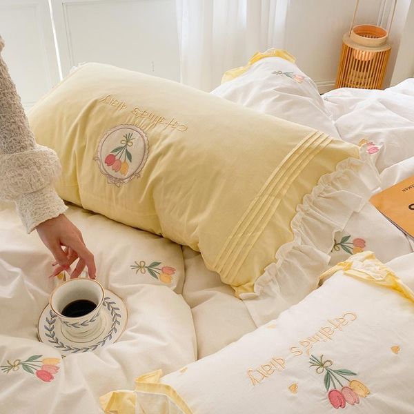 

bedding sets cotton quilt cover sheet set king size duvet  fitted bed