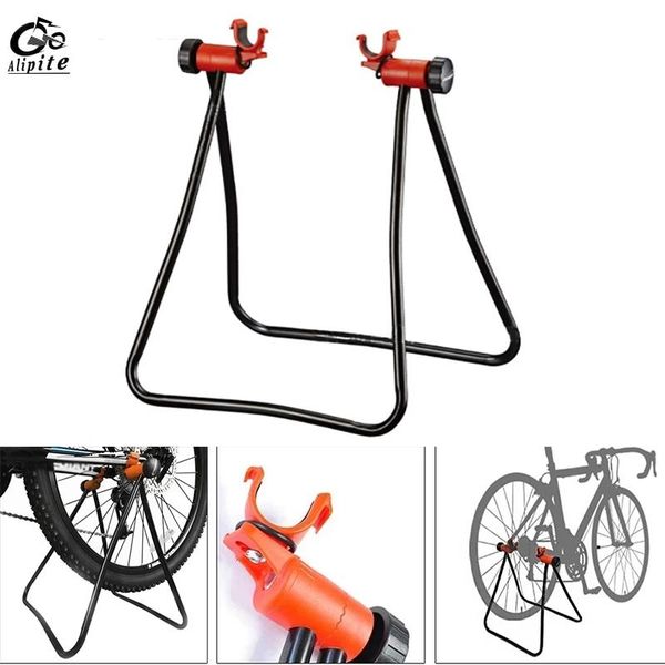 

mountain road bike triangle vertical foldable stand accessories support for adjusting cleaning repairing bicycle car & truck racks