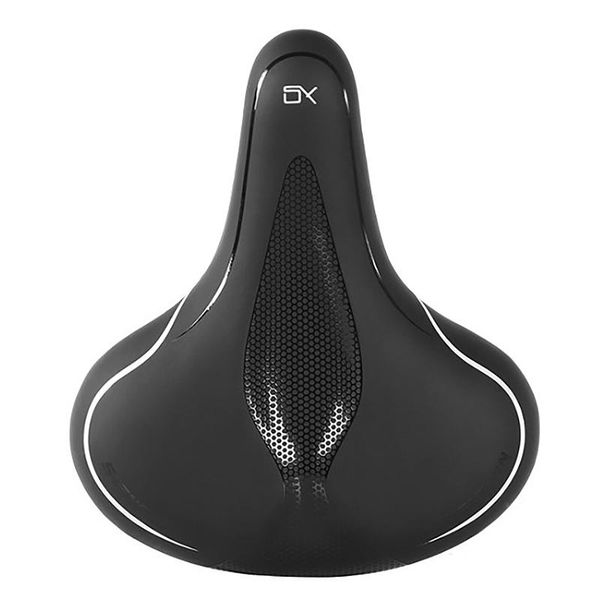 

bike saddles shengxin bicycle universal soft saddle comfortable seat pad pu leather cushion absorption black