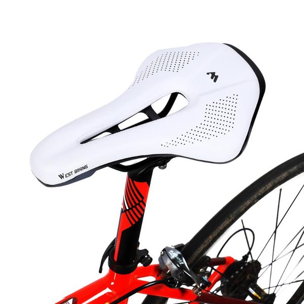 

bike saddles west biking mtb mountain road saddle pu leather cycling hollow seat cushion bicyclereplacement accessories