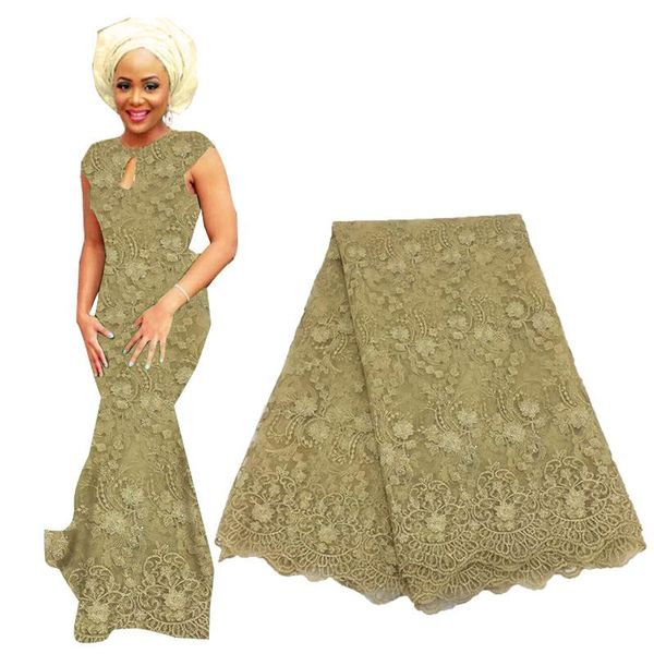 

ribbon 2021 selling nigerian african tulle lace fabric beaded french net for wedding, Pink;blue