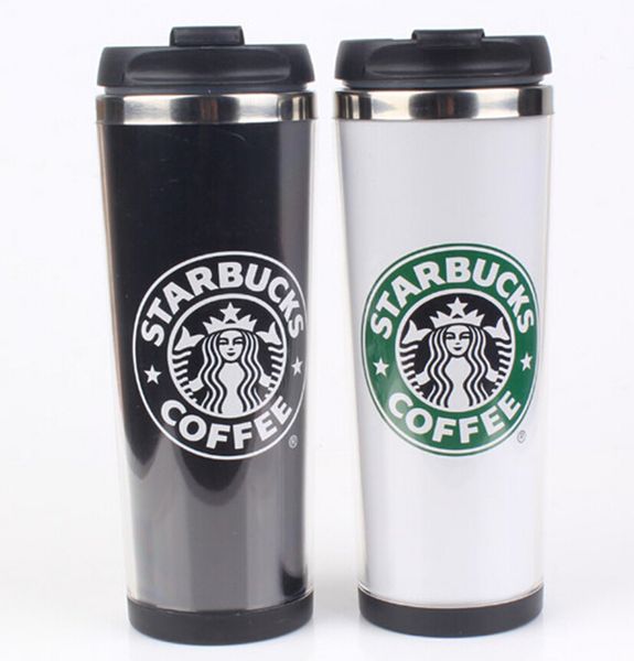 

starbucks double wall stainless steel mug flexible cups/coffee cup/mug tea / travelling mugs/ tea cups/wine cups
