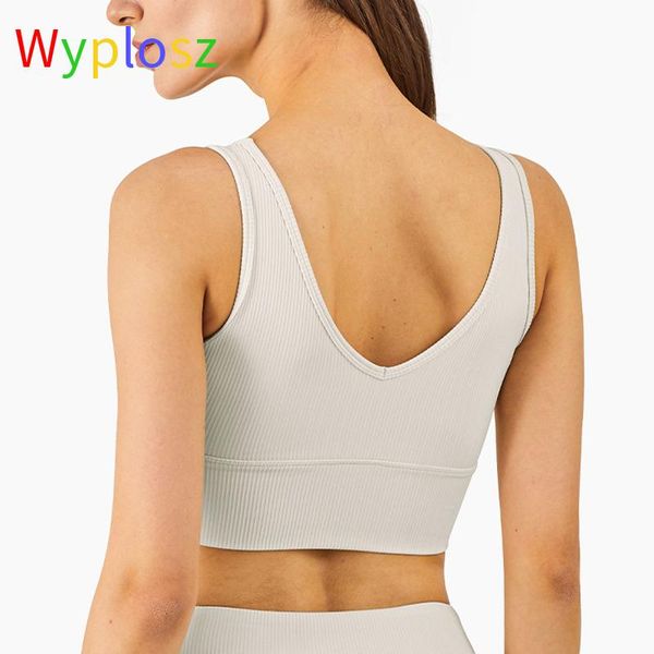 

wyplosz tight crop bra push up sports wear for women gym fitness running bralette tank corset 2021 yoga vest skims clothing, White;black