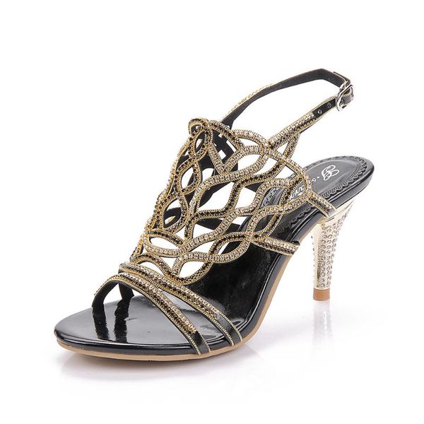 

fashion rhinestone wedding and party sandals shoes for evening dress,women sandals,women, Black