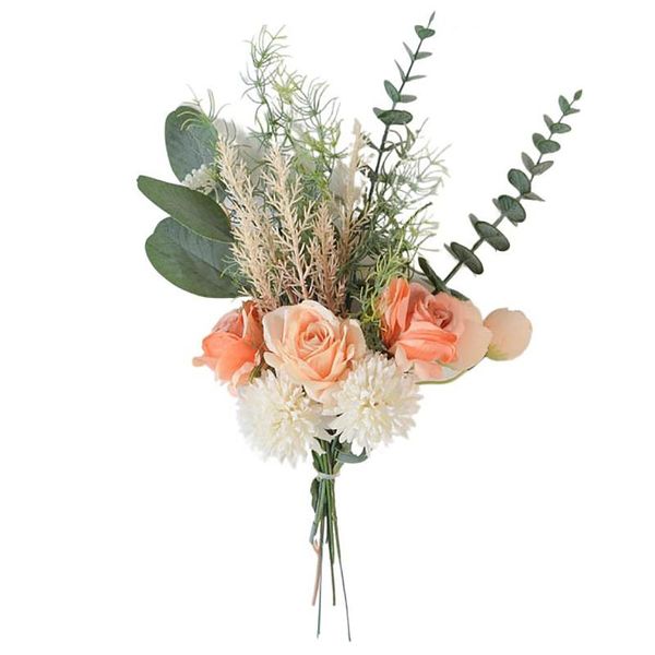 

decorative flowers & wreaths artificial flower bouquets beautiful bridesmaid holding leaf autumn decorations luxury diy party decorationen