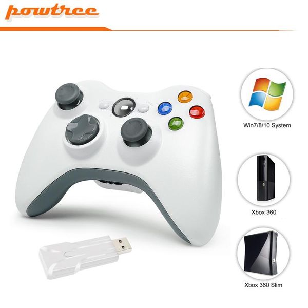 

game controllers & joysticks powtree 2.4g wireless gamepad joystick for xbox 360 usb controller receiver compatible with pc windows 7 8 10 g